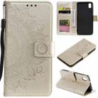 For Xiaomi Redmi 7A Totem Flower Embossed Horizontal Flip TPU + PU Leather Case with Holder & Card Slots & Wallet(Gold) - 1