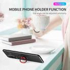 For OPPO A94 Metal Ring Holder 360 Degree Rotating TPU Case(Black+Red) - 4
