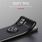 For OPPO A94 Metal Ring Holder 360 Degree Rotating TPU Case(Black+Red) - 5