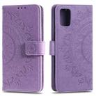 For Samsung Galaxy M51 Totem Flower Embossed Horizontal Flip TPU + PU Leather Case with Holder & Card Slots & Wallet(Purple) - 1