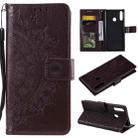 For Samsung Galaxy A10s Totem Flower Embossed Horizontal Flip TPU + PU Leather Case with Holder & Card Slots & Wallet(Brown) - 1
