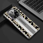 For Huawei Mate 40 RS Porsche Design GKK Electroplating Painted Glass Case(Leopard) - 1