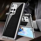 For Huawei Mate X2 GKK Electroplating Painted Glass Phone Case(Cross Pattern) - 1