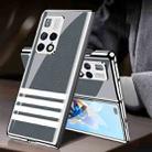 For Huawei Mate X2 GKK Electroplating Painted Glass Phone Case(Four Strips) - 1