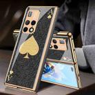 For Huawei Mate X2 GKK Electroplating Painted Glass Phone Case(Spades A) - 1