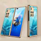 For Huawei Mate X2 GKK Electroplating Painted Glass Phone Case(Blue) - 1