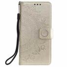 For Samsung Galaxy Note20 Totem Flower Embossed Horizontal Flip TPU + PU Leather Case with Holder & Card Slots & Wallet(Gold) - 2