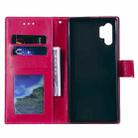 For Samsung Galaxy Note10 Plus Totem Flower Embossed Horizontal Flip TPU + PU Leather Case with Holder & Card Slots & Wallet(Red) - 4