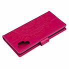 For Samsung Galaxy Note10 Plus Totem Flower Embossed Horizontal Flip TPU + PU Leather Case with Holder & Card Slots & Wallet(Red) - 7
