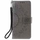 For Samsung Galaxy Note10 Plus Totem Flower Embossed Horizontal Flip TPU + PU Leather Case with Holder & Card Slots & Wallet(Grey) - 2