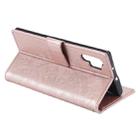 For Samsung Galaxy Note10 Plus Totem Flower Embossed Horizontal Flip TPU + PU Leather Case with Holder & Card Slots & Wallet(Rose Gold) - 5