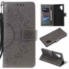 For Samsung Galaxy A32 4G Totem Flower Embossed Horizontal Flip TPU + PU Leather Case with Holder & Card Slots & Wallet(Grey) - 1