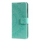 For Samsung Galaxy A42 5G Totem Flower Embossed Horizontal Flip TPU + PU Leather Case with Holder & Card Slots & Wallet(Green) - 2