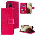 For Samsung Galaxy A42 5G Totem Flower Embossed Horizontal Flip TPU + PU Leather Case with Holder & Card Slots & Wallet(Red) - 1