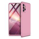 For Samsung Galaxy A72 5G / 4G GKK Three Stage Splicing Full Coverage PC Case(Rose Gold) - 1