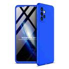 For Samsung Galaxy A72 5G / 4G GKK Three Stage Splicing Full Coverage PC Case(Blue) - 1