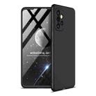 For Samsung Galaxy A72 5G / 4G GKK Three Stage Splicing Full Coverage PC Case(Black) - 1
