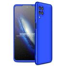 For Samsung Galaxy F62 / M62 GKK Three Stage Splicing Full Coverage PC Case(Blue) - 1