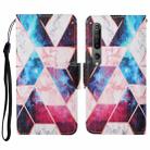 For Xiaomi Mi 10 Colored Drawing Pattern Horizontal Flip Leather Case with Holder & Card Slots & Wallet & Lanyard(Starry Marble) - 1