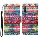 For Xiaomi Mi 10 Colored Drawing Pattern Horizontal Flip Leather Case with Holder & Card Slots & Wallet & Lanyard(Tribal Ethnic Style) - 1
