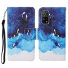 For Xiaomi Mi 10T Colored Drawing Pattern Horizontal Flip Leather Case with Holder & Card Slots & Wallet & Lanyard(Watercolor Fish) - 1