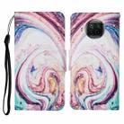 For Xiaomi Mi 10T Lite Colored Drawing Pattern Horizontal Flip Leather Case with Holder & Card Slots & Wallet & Lanyard(Whirlpool Marble) - 1