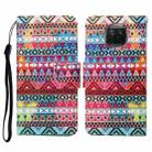 For Xiaomi Mi 10T Lite Colored Drawing Pattern Horizontal Flip Leather Case with Holder & Card Slots & Wallet & Lanyard(Tribal Ethnic Style) - 1