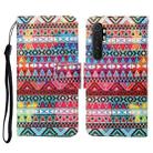 For Xiaomi Mi Note 10 Lite Colored Drawing Pattern Horizontal Flip Leather Case with Holder & Card Slots & Wallet & Lanyard(Tribal Ethnic Style) - 1