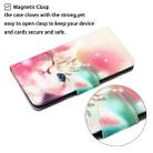 For Xiaomi Poco X3 NFC Colored Drawing Pattern Horizontal Flip Leather Case with Holder & Card Slots & Wallet & Lanyard(Squint Cat) - 4