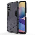 For Xiaomi Redmi Note 10 5G Punk Armor 2 in 1 PC + TPU Shockproof Case with Invisible Holder(Grey) - 1