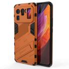 For Xiaomi Mi 11 Ultra Punk Armor 2 in 1 PC + TPU Shockproof Case with Invisible Holder(Orange) - 1