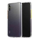 For Xiaomi Redmi 9A Gradient Shockproof TPU + Acrylic Case with Detachable Buttons(Purple) - 1