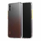 For Xiaomi Redmi 9A Gradient Shockproof TPU + Acrylic Case with Detachable Buttons(Orange) - 1