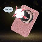 Glitter Powder Leather Wallet Pouch Card Holder Card Case(Black) - 3