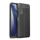 For vivo iQOO Z3 / Y72 5G Litchi Texture TPU Shockproof Case(Black) - 1