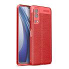 For vivo iQOO Z3 / Y72 5G Litchi Texture TPU Shockproof Case(Red) - 1