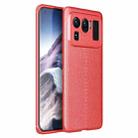 For Xiaomi Mi 11 Ultra Litchi Texture TPU Shockproof Case(Red) - 1