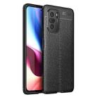 For Xiaomi Redmi K40 Pro+ Litchi Texture TPU Shockproof Case(Black) - 1