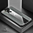 For OPPO A7 XINLI Stitching Cloth Textue Shockproof TPU Protective Case(Gray) - 1