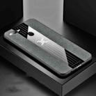 For OPPO A7X / F9 XINLI Stitching Cloth Textue Shockproof TPU Protective Case(Gray) - 1