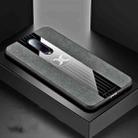 For OPPO R17 PRO XINLI Stitching Cloth Textue Shockproof TPU Protective Case(Gray) - 1