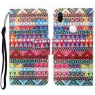 For Xiaomi Redmi Note 7 / 7 Pro Colored Drawing Pattern Horizontal Flip Leather Case with Holder & Card Slots & Wallet & Lanyard(Tribal Ethnic Style) - 1