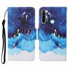 For Xiaomi Redmi Note 8 Colored Drawing Pattern Horizontal Flip Leather Case with Holder & Card Slots & Wallet & Lanyard(Watercolor Fish) - 1