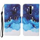 For Xiaomi Redmi Note 8 Pro Colored Drawing Pattern Horizontal Flip Leather Case with Holder & Card Slots & Wallet & Lanyard(Watercolor Fish) - 1