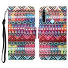 For Xiaomi Redmi Note 8T Colored Drawing Pattern Horizontal Flip Leather Case with Holder & Card Slots & Wallet & Lanyard(Tribal Ethnic Style) - 1