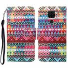 For Xiaomi Redmi Note 9 Colored Drawing Pattern Horizontal Flip Leather Case with Holder & Card Slots & Wallet & Lanyard(Tribal Ethnic Style) - 1