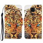 For Xiaomi Redmi Note 9 Colored Drawing Pattern Horizontal Flip Leather Case with Holder & Card Slots & Wallet & Lanyard(Yellow Leopard) - 1