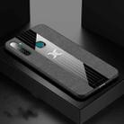 For OPPO Realme Q XINLI Stitching Cloth Textue Shockproof TPU Protective Case(Gray) - 1