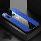 For OPPO Realme Q XINLI Stitching Cloth Textue Shockproof TPU Protective Case(Blue) - 1