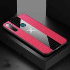 For OPPO Realme Q XINLI Stitching Cloth Textue Shockproof TPU Protective Case(Red) - 1
